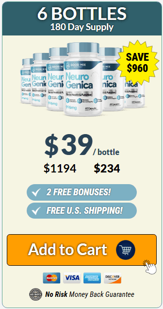 Order NeuroGenica 6 Bottles